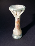 roman glass kohl vessel